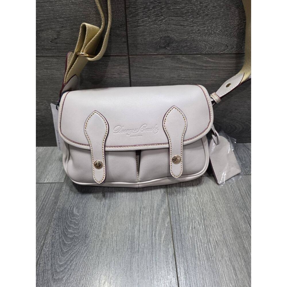 Dooney & Bourke Florentine Leather Bucket Bag Purse Ecru bag B000554 - Picture 10 of 12